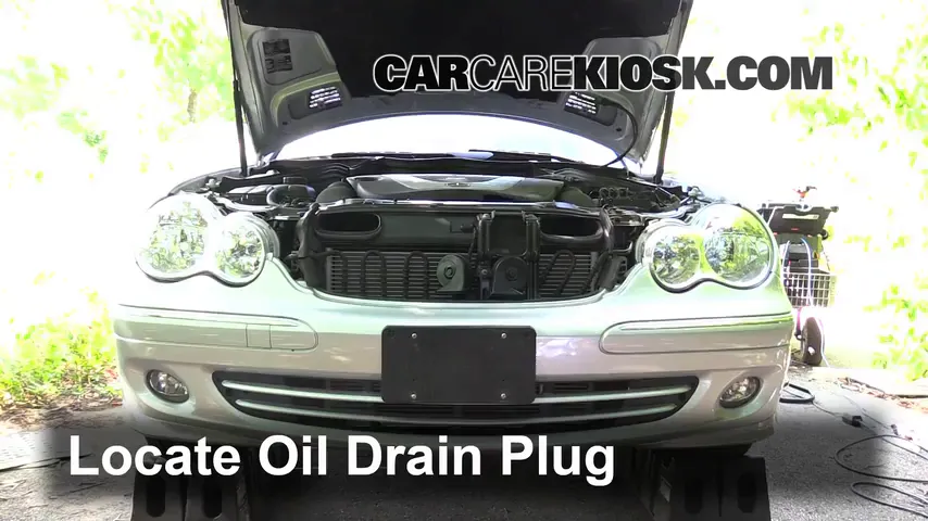 2007 Mercedes-Benz C280 4Matic 3.0L V6 Huile Changer l'huile et le filtre à huile